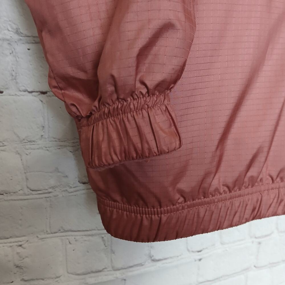 Nike Jacket Coat Reversible Boa Womens SZ M Oversized Fleece & Poly Big Swoosh - Picture 8 of 12